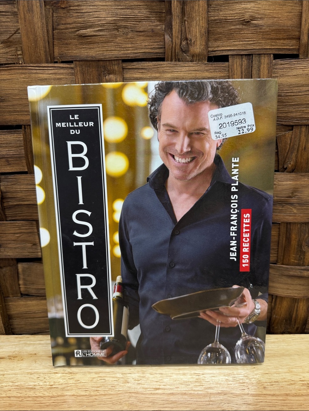 Le Meilleur du Bistro Cookbook - Jean-François Plante - Black & Gold Cover